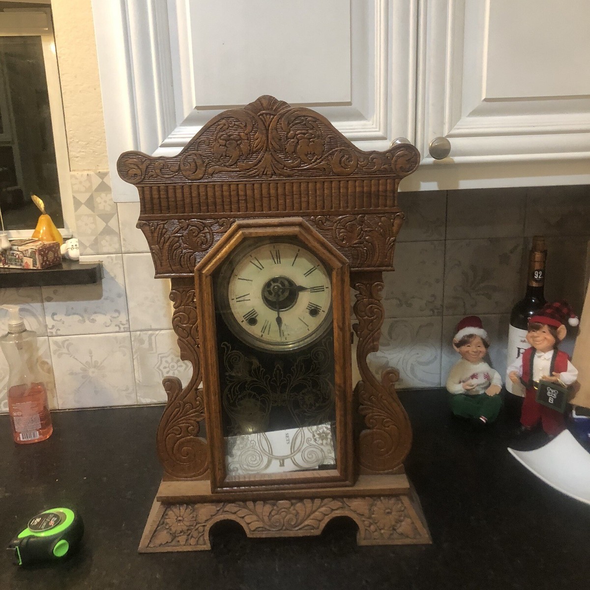 WM L Gilbert Clock Co. General As is no tested what you see is