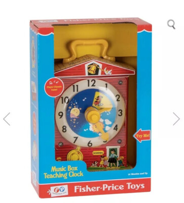 fisher price learning clock
