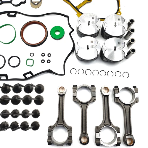 Engine Rebuild Overhaul Pistons Valves Seals Kit For Buick Chevrolet GMC 2.4L - Picture 8 of 9