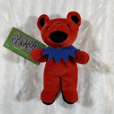 Bertha Grateful Dead beanie bear liquid blue 7  plush vintage collectible 1997