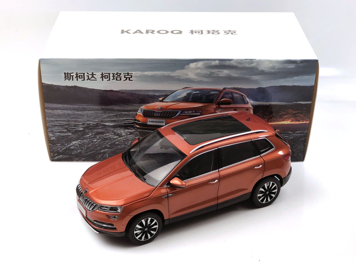 1/18 シュコダ　　カロック 1:18 SKODA KAROQ Orange 2018 SUV Die-Cast Metal Model | eBay