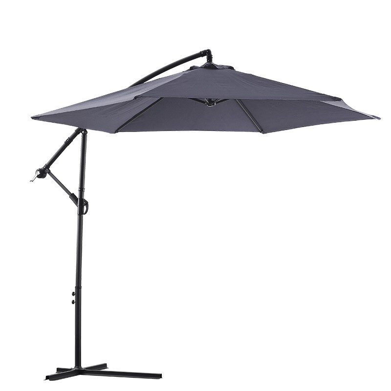 3 M Sun Shade Umbrella Garden Parasol Adjustable with Base Outdoor