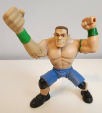 John Cena Power Slammers Mattel 2012 WWE Wrestling Action Figure 5" Blue Green