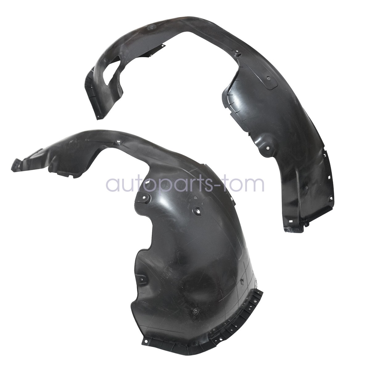 Juego De Forros De Guardabarros Delanteros Para Hyundai Elantra 2017-2018 - Negro, Números 86811F3000 Y 86812F3000