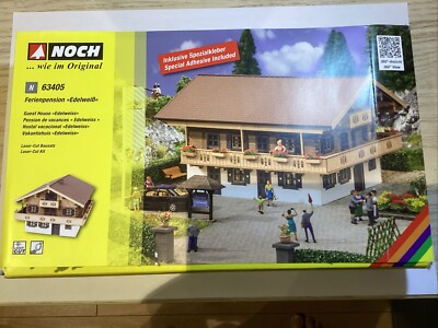 Noch 63405 – Kit Taglio Laser Per Guest House Edelweiss – Modellismo Ferroviario E Diorami