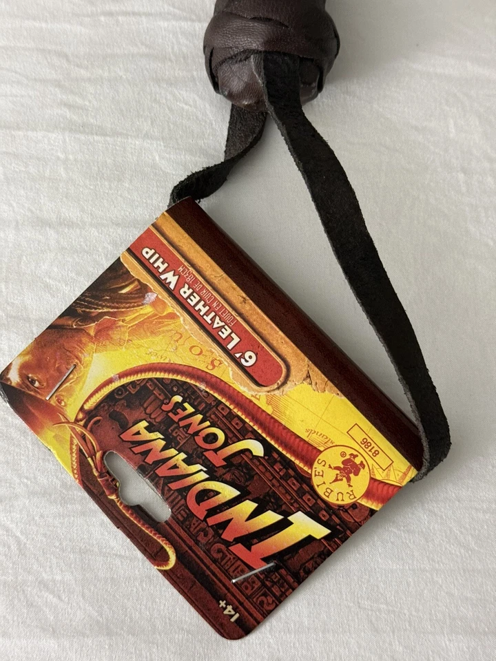 Rubie's #8186 Indiana Jones 6 pies cuero WHIP Foto 4 de 4