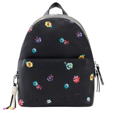 Desigual Back Fresia Mombasa Mini Zaino Nero Donna 23SAXP34 Floreale