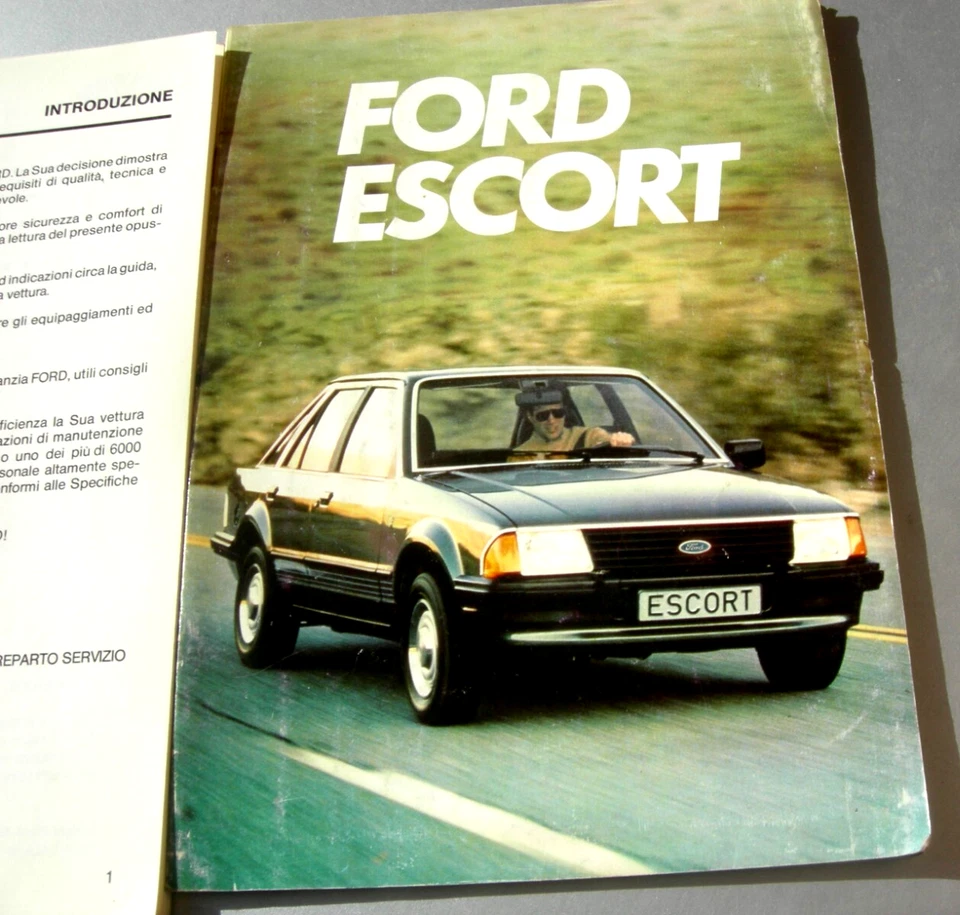 FORD ESCORT- Manuale uso e manut. -1980 - Immagine 2 di 4