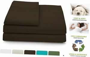 Cosy House Collection Luxury Bamboo Bed Sheet Set ...