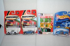 Mixed Lot 6 Diecast Metal Cars Hot Wheels Matchbox Other New In Packaging