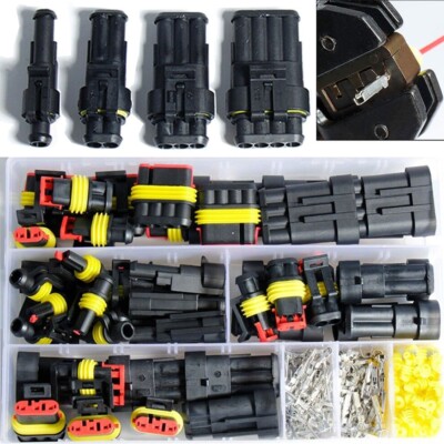 Car Terminals Waterproof Automotive Connector Disconnect Wiring 1/2/3/4Pin