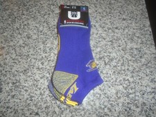3 PAIR NBA LOS ANGELES LAKERS NO SHOW SOCKS - NWT