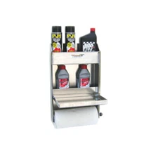 Aluminum Work Station Storage Cabinet Trailer Rider Shelf NEW Cargo Garage