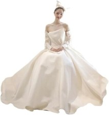 GREOENEL Amor Light Wedding Dress Temperament Simple Atmosphere Luxury Dress