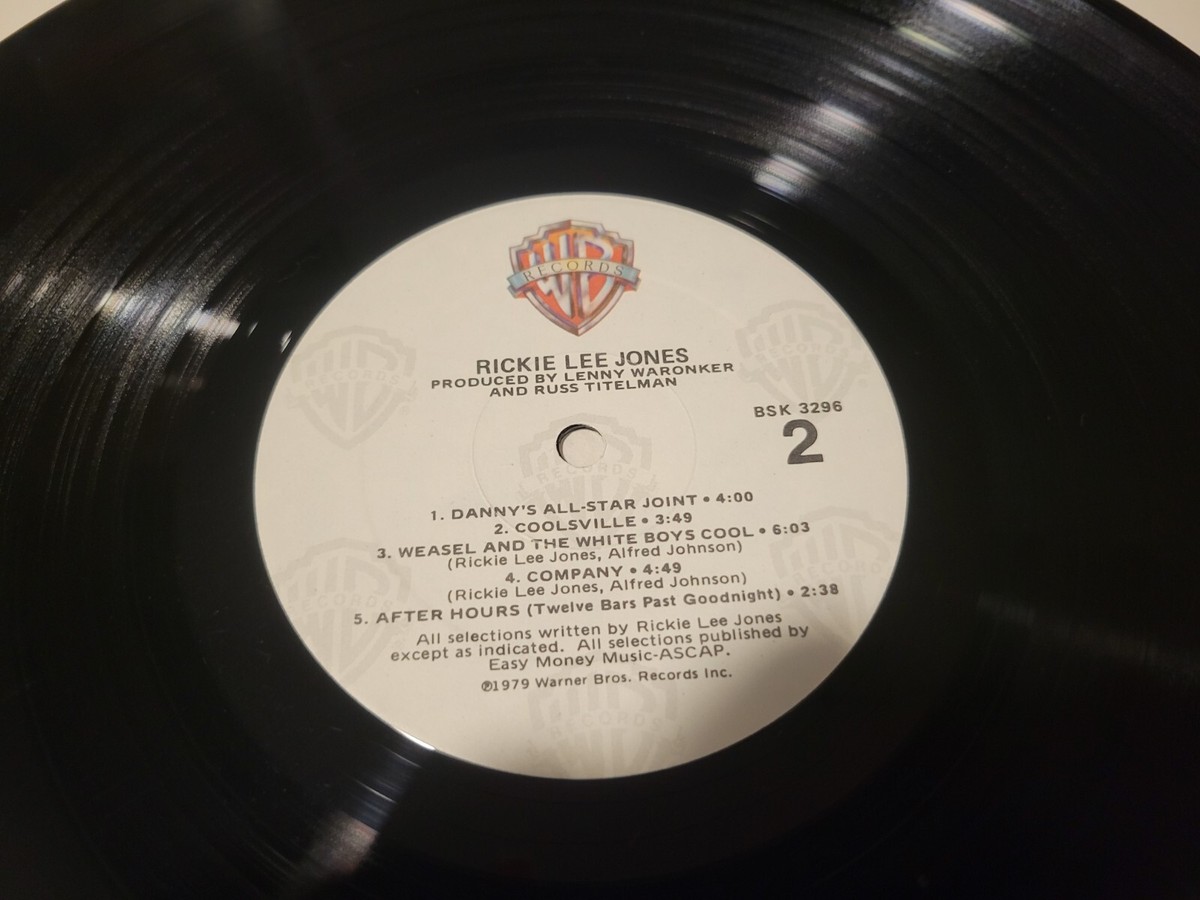 Rickie Lee Jones - Self Titled Debut Vinyl LP 1979 Warner Bros