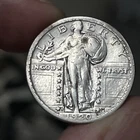 1920-S Standing Liberty Quarter - XF/AU Detail (cleaned) B12