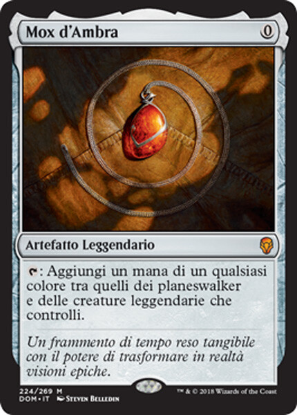 モックス・アンバー/Mox Amber 日 foil mtg Mox Amber | Dominaria - Portuguese | Star City Games