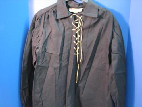 ANCIENNE CHEMISE SKINNER WEST SILVERADO MINING CO. REENACTING NOIR TAILLE EXTRA LARGE - Photo 1/1