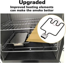 1500W Electric Smoker Grill Heating Element Replacement Part & Cord Controller