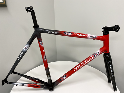 2005 Colnago C50 HP Traditional 58cm Red Art Decor Frameset Star