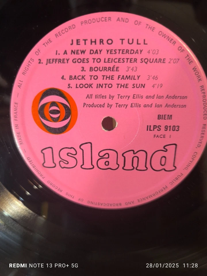 JETHRO TULL "STAND UP" - LP ORIGINAL FRANCE (1969) - REF :ILPS9103- CHRYSALIS- - Photo 4/4