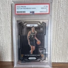 2023-24 Panini Prizm Victor Wembanyama RC PSA 10 (GEM MINT) #136 Rookie Spurs