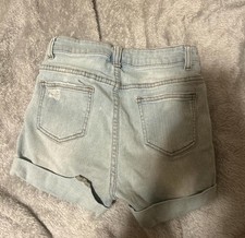 shein light blue shorts