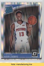 2018 Panini Donruss Optic Rated Rookie Shock Prizm Khyri Thomas #173 READ 07dr