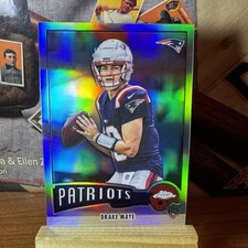 2025 Drake Maye Topps Chrome 1975-23 Throwback Refractor Hot SP!