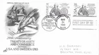 1983 FDC, #2036, 20c USA & Sweden, Art Craft, dual issue w/Sweden