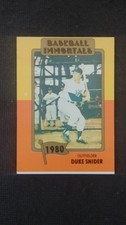 1980 TCMA  baseball Immortals card # 170 Duke Snider  (G to VG )