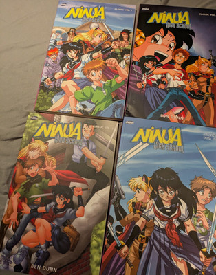 Ninja High School Classic Vol. 1-4, Manga Sammelband, Ben Dunn, Eidalon