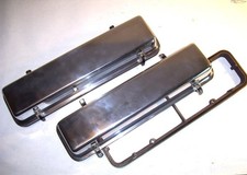 Sbc Quick Release Tall Valve Covers Pair Small Block Chevy Clip On Aluminum