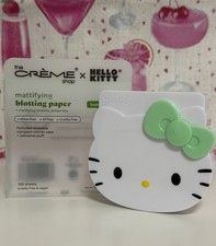 The Cr me Shop x Hello Kitty Matcha Blotting Papers Reusable Compact Mirror NEW 