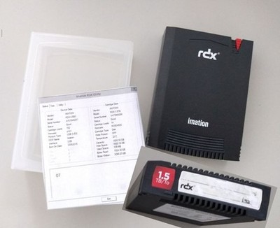 RDX-Kassette, 1,5 TB, imation