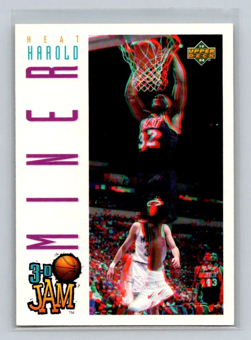 Harold Miner trading card