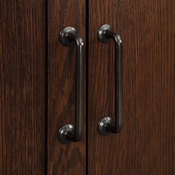 Home Decorators Collection Alster 30x25in Industrial Brown Oak Medicine Cabinet