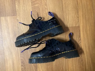 Dr Martens WEDNESDAY 1461 BEX WDN 3-Eye Shoes, Size UK 4 EU 37 US 5/6 Black Goth