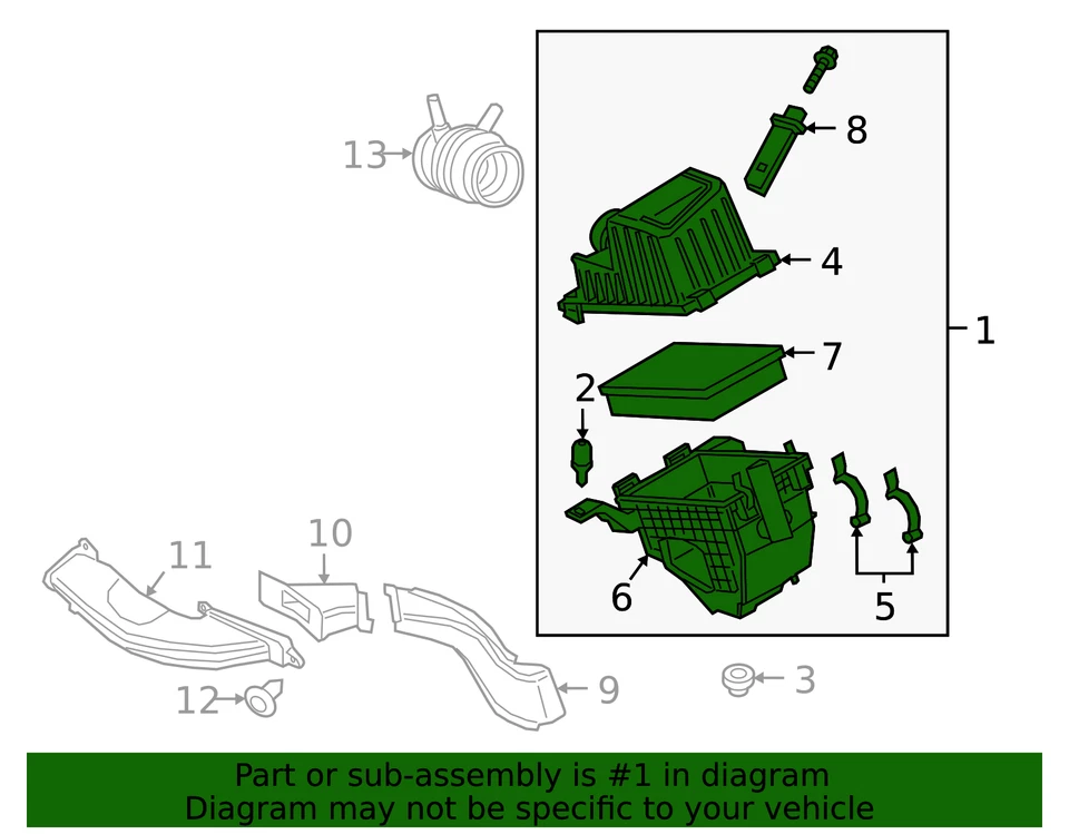Genuíno Ford 2019-2023 Ford Transit Connect - Conjunto de limpador de ar KV6Z-9600-B - Imagem 2 de 3