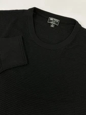 Todd Snyder Mens Sz L 100% Merino Wool Waffle Knit Crewneck Thermal Sweater R2