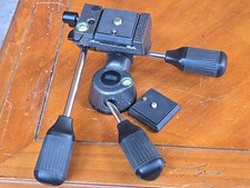 GITZO G2272M Low Profile Tripod Pan Tilt Head Quick Release Minty w 2 Mt Plates