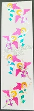 HAMBLY STUDIOS STICKERS PRISMATIC MULTI-COLOR ANGELS - CHERUBS VINTAGE RARE
