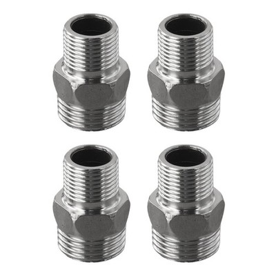 Trusted Performance with Stainless Steel Straight Thread Connectors Set