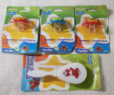 Sesame Street Beginnings Cookie Monster, Elmo Pacifier Elmo Brush Lot Vintage