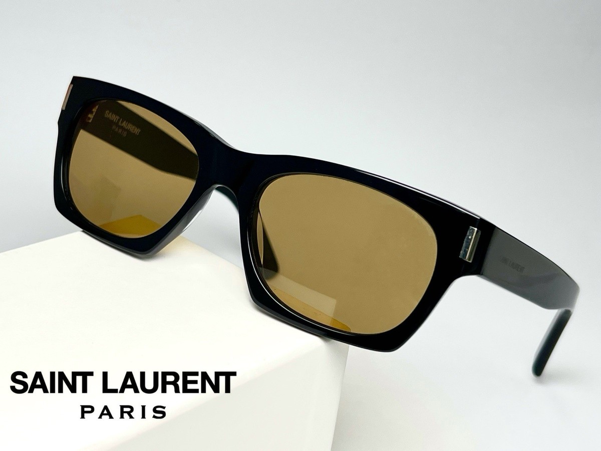 Brand New Saint Laurent Sunglasses SL402 Shine Black/ Yellow