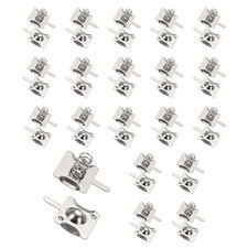 20Pcs Battery Spring Contact 18 x 15mm Positive Negative Unipolar, Concave