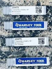 HUGE MACHINIST LOT DRILL .0760 DIA. HARVEY TOOL # 20402 TOTAL 4 DRILLS FREE SHIP