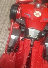 Transformers Red Diecast Toy Car Contemporary Collectible Model Vehicle