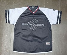 VINTAGE RARE ROCKAWEAR BLACK TAGS OLD SCHOOL SPORTS HIP HOP JERSEY OVERSIZED XL