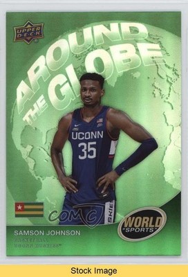 2025 Upper Deck World of Sports Around the Globe Green Samson Johnson READ 0il7